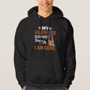 Ich bin cool German Shepherd K9 Hoodie