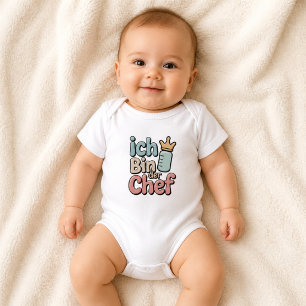 Ich Bin Der Chef Funny Baby Boss Quote Bodysuit