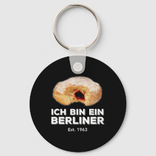 Ich Bin Ein Berliner Speech Jelly Doughnut Wall Co Key Ring