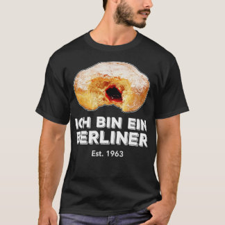 Ich Bin Ein Berliner Speech Jelly Doughnut Wall Co T-Shirt