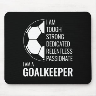 Ich Bin Ein Goalkeeper - Footll Soccer Goalie Mouse Pad