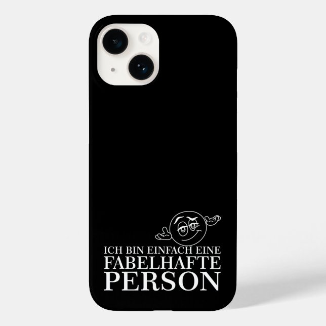 Ich bin einfach eine fabelhafte Person! Case-Mate iPhone Case (Back)
