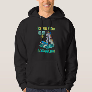Ich Bin Klein Aber Scheiß Dangerous Surfen Saying Hoodie