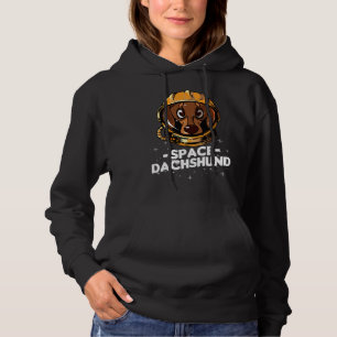 Ich brauche Raum  Dachshund Astronaut Dog Hoodie
