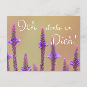 Ich denke an Dich! Postcard