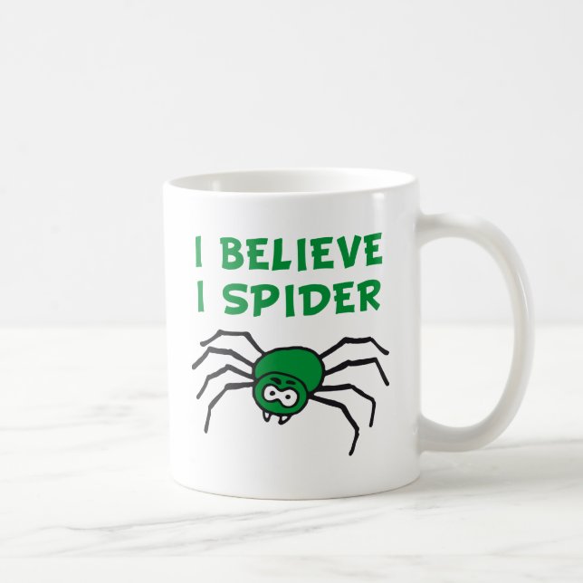 Ich glaub ich spinne - i believe i spider coffee mug (Right)