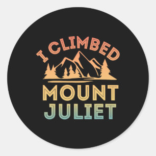 Ich Habe Den Mount Juliet - Klettern _5 Classic Round Sticker