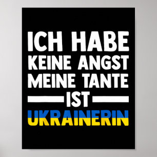 Ich Habe Keine Angst Meine Tante Ist Ukrainererin Poster