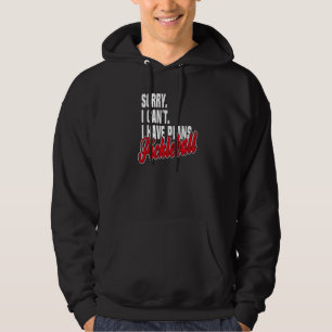 Ich habe Pläne Pickleball  Statement Outfit Hoodie