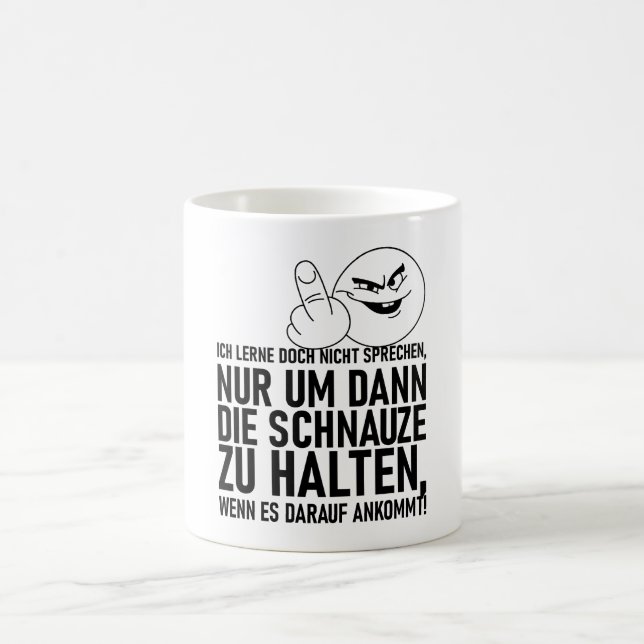 ICH LERNE DOCH NICHT SPRECHEN MAGIC MUG (Center)