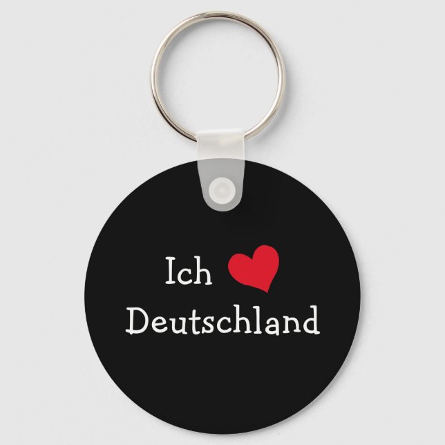 Ich liebe Deutschland Key Ring (Front)