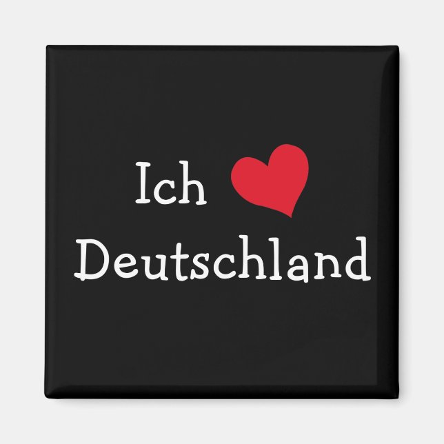 Ich liebe Deutschland Magnet (Front)