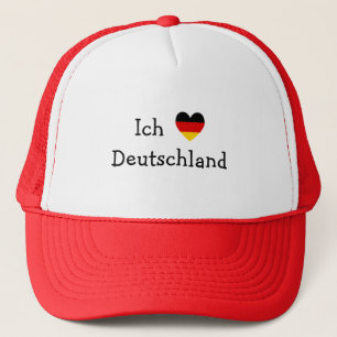 Ich liebe Deutschland Trucker Hat