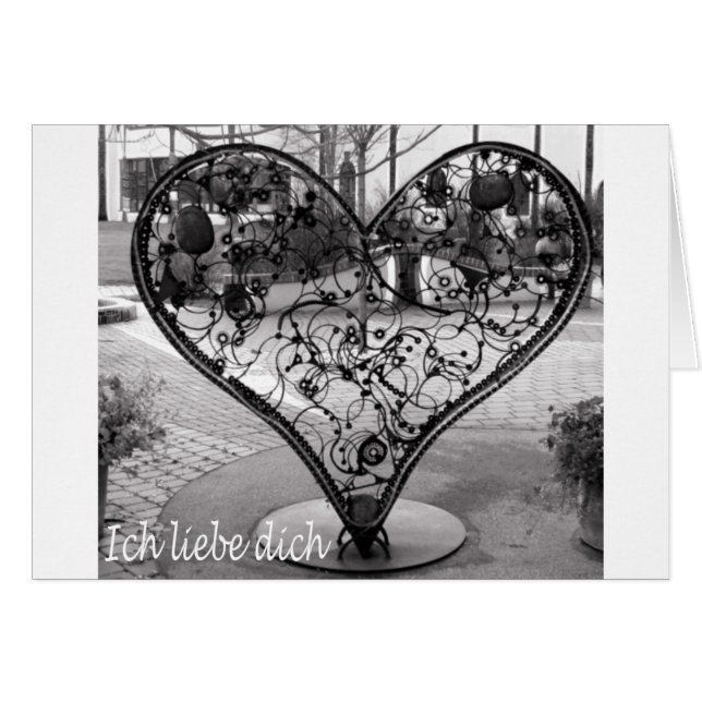 Ich liebe dich (Front Horizontal)