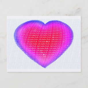 Ich liebe Dich Postcard
