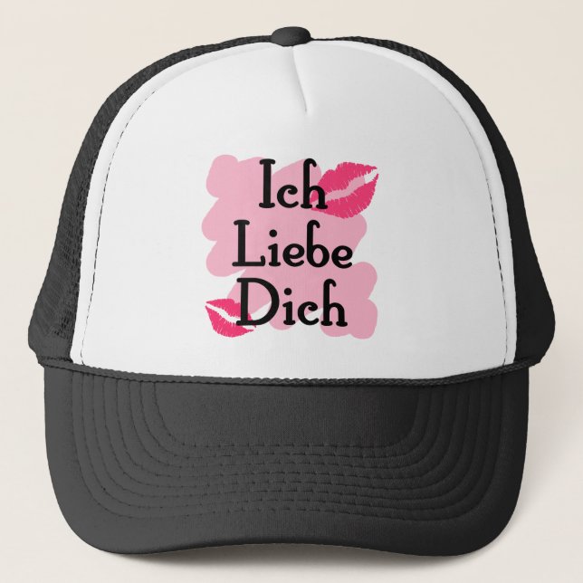 ich liebe dich trucker hat (Front)
