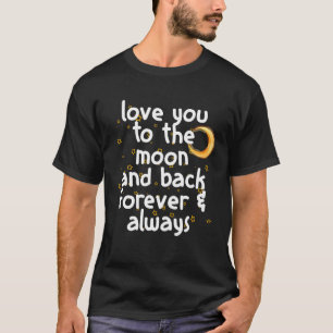 Ich liebe dich zum Mars und zurück Astronomie T-Shirt