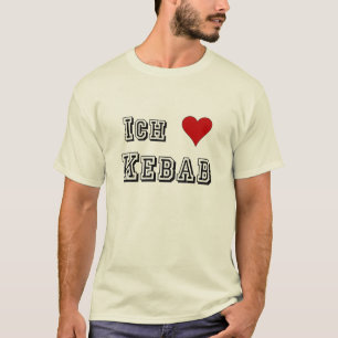 Ich Liebe Kebab I love kebab Deutsche German T-Shirt