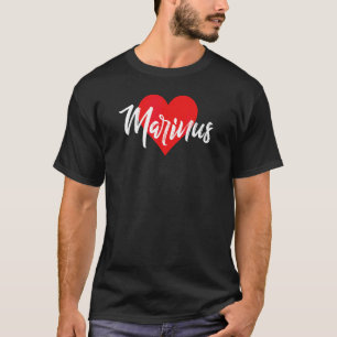 Ich Liebe Marinus Vorname Liebe Herz T-Shirt