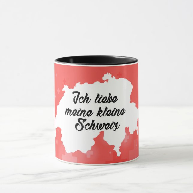 Ich liebe meine kleine Schweiz Mug (Center)