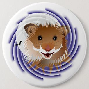 Ich liebe meinen kleinen Hamster 6 Cm Round Badge