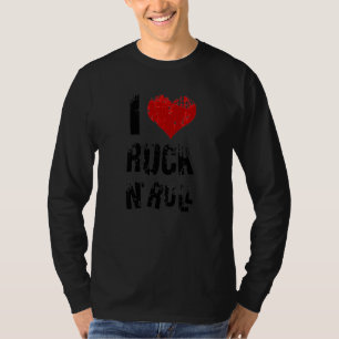 Ich Liebe Rock N Roll Rock Motif Musician Hoodie T-Shirt