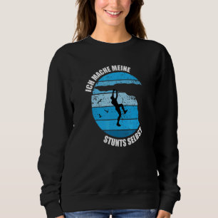 Ich Mache Meine Stunts Selbst Climbing Rock Wall M Sweatshirt
