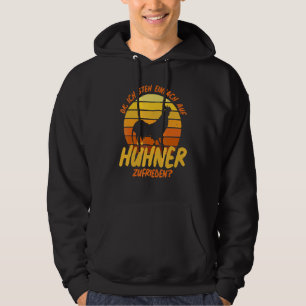 Ich Mag Chickens Vintage Chicken Rooster Hen Chi Hoodie
