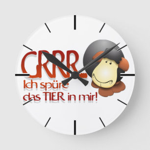 "Ich spüre das Tier in mir!" Round Clock
