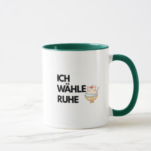 Ich Wähle Ruhe Mug Combo ,Calm Coffee Mug