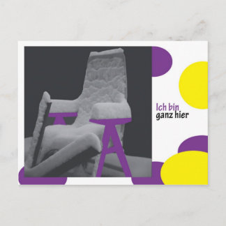 ichbinganzhier postcard