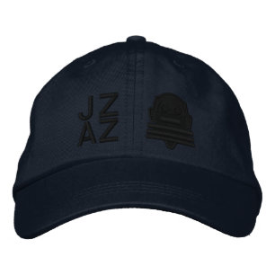 Ichibo-Skee Clupkitz Jazz Black on Blue Embroidered Hat