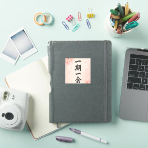 Ichigo Ichie Sakura Zen Sticker – Japanese Calligr