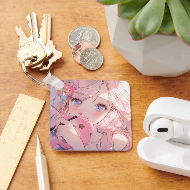 Ichigo Kuruku Make up Magic Key Holder Ring (Desk)