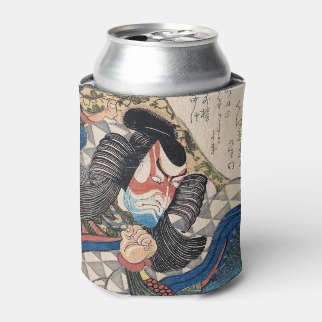 Ichikawa Danjuro IV in the Role of Kagekiyo art Can Cooler (Can Front)