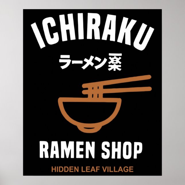 Ichiraku Ramen Poster (Front)