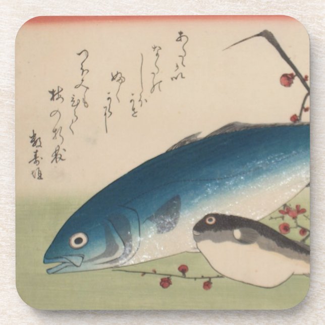 Ichiryusai Hiroshige Coaster (Front)