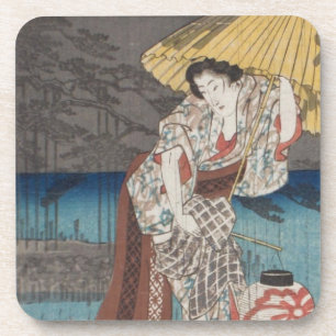 Ichiryusai Hiroshige Coaster