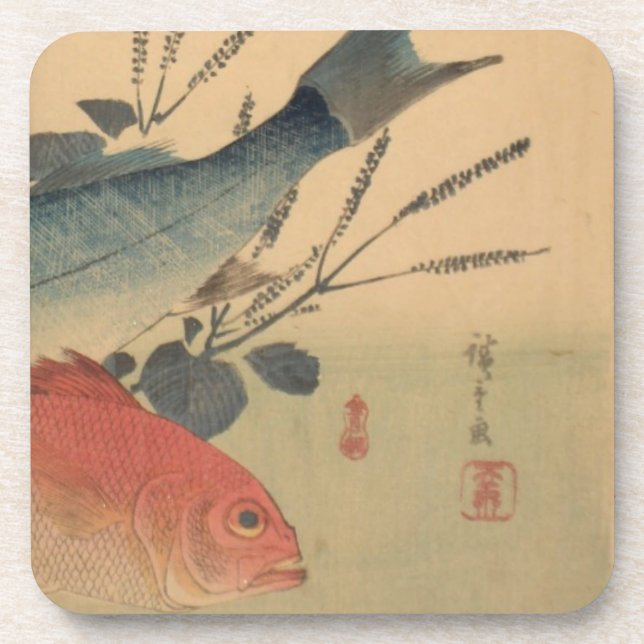 Ichiryusai Hiroshige Coaster (Front)