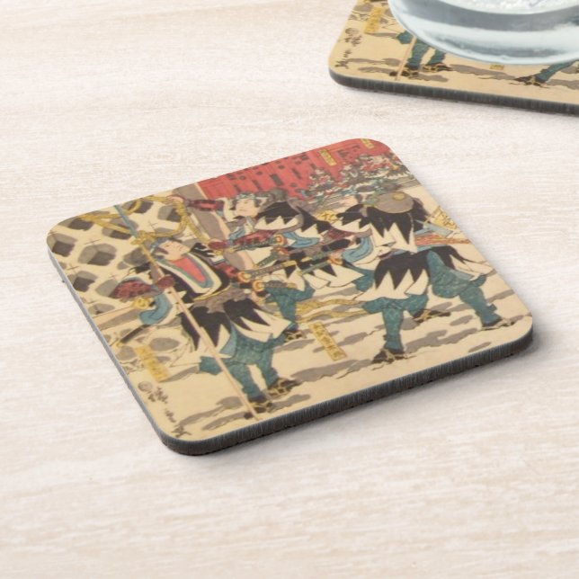 Ichiryusai Hiroshige Coaster (Left Side)