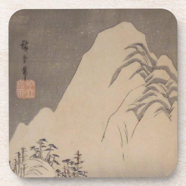 Ichiryusai Hiroshige Coaster (Front)