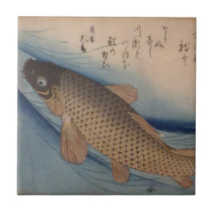 Ichiryusai Hiroshige Tile