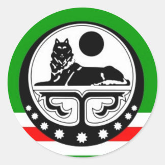 Ichkeria Classic Round Sticker