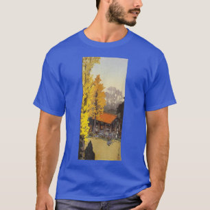 Icho in Autumn Painting Japanese Autumn Graphic Pr T-Shirt