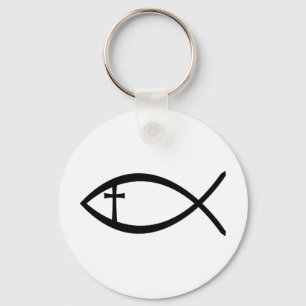 Ichthus Christian Fish Key Ring