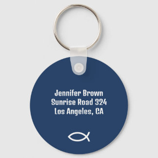 Ichthus - Christian Fish Symbol Key Ring