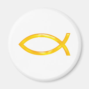 Ichthus - Christian Fish Symbol Magnet