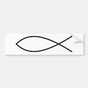 Ichthus Fish Bumper Sticker