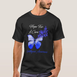 Ichthyosis Awareness Hope For A Cure Butterfly T-Shirt