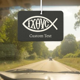 Ichthys Christian Symbol Car Air Freshener